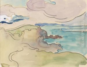Bord De Mer Au Nuage Mauve