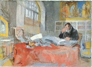 Turner in his studio by Joseph Mallord William Turner