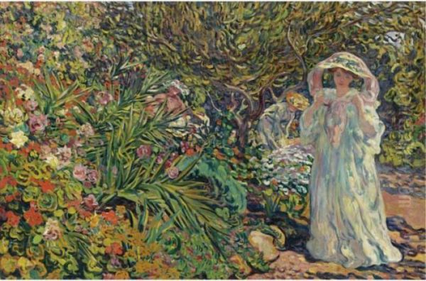 Suzanne Valtat, Le Jardin D'agay - view 1