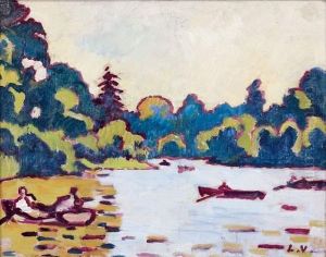 Barques Sur Le Lac Du Bois De Boulogne, Circa 1935
