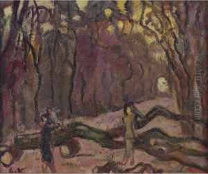 Dans La Foret (les Boucherons) by Louis Valtat