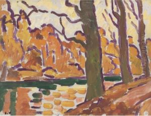 Bois De Boulogne by Louis Valtat