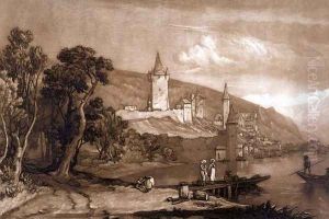 The Town of Thun, from the Liber Studiorum, engraved by Thomas Hodgetts, 1816 by Joseph Mallord William Turner