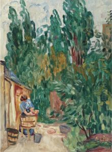 Femme Au Baquet by Louis Valtat
