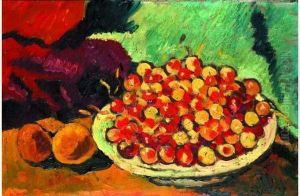L'assiette De Cerises, Vers 1935 by Louis Valtat