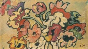 Bouquet D'anemones by Louis Valtat