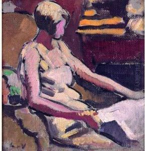 Femme Assise, Vers 1930 by Louis Valtat