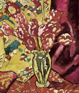 Vase De Tulipes by Louis Valtat