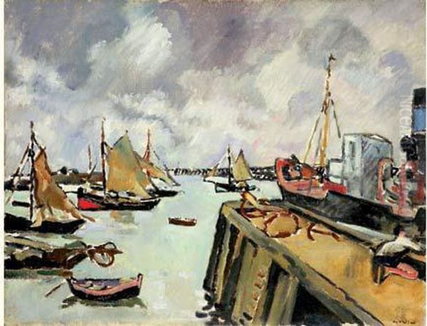Ouistreham, Le Port, Circa 1925 - view 1