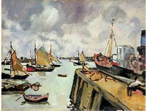 Ouistreham, Le Port, Circa 1925 Ouistreham, Le Port, Circa 1925