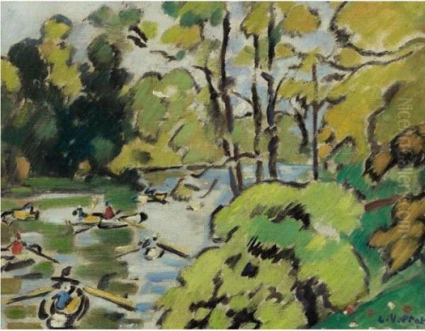 Canotage Sur Le Lac Du Bois De Boulogne - view 1