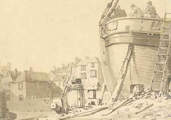 A boatbuilder's yard, Dover - view 1
