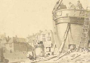 A boatbuilder's yard, Dover A boatbuilder's yard, Dover