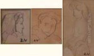 Ensemble De Trois Dessins Ensemble De Trois Dessins