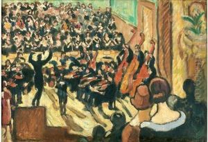 L'orchestre by Louis Valtat