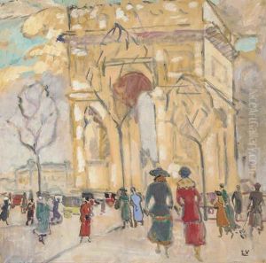 L'arc De Triomphe, Paris by Louis Valtat