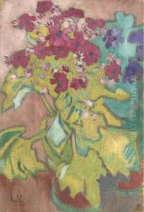 Vase De Fleurs by Louis Valtat