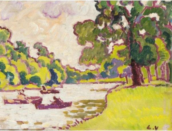 Barques Au Bois De Boulogne - view 1