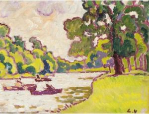 Barques Au Bois De Boulogne by Louis Valtat