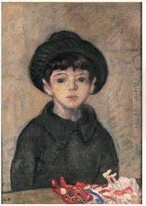 Jeune Garcon Aux Marionnettes, Circa 1914