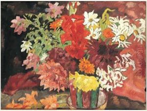 Bouquet De Fleurs Dans Un Vase by Louis Valtat