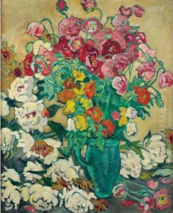 Grand Bouquet A La Cruche Verte by Louis Valtat