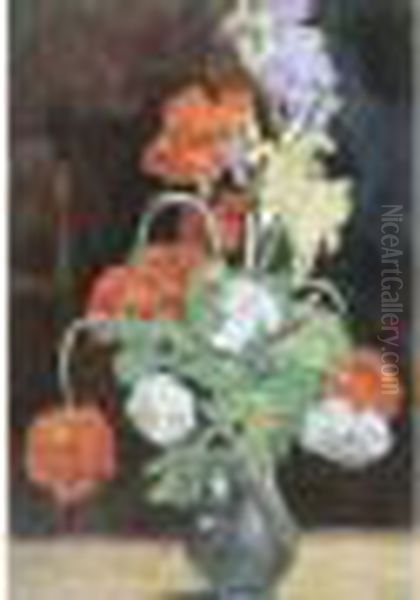 ?bouquet De Tulipes Et Iris?, Circa 1930 - view 1