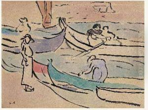 Barques A Arcachon by Louis Valtat
