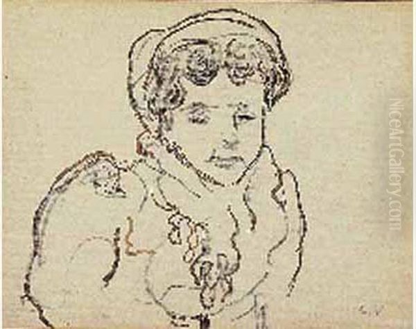 Portrait De Femme, Circa 1900 - view 1