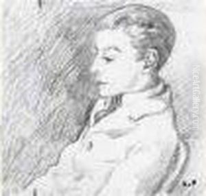 Jeune Homme Assis by Louis Valtat
