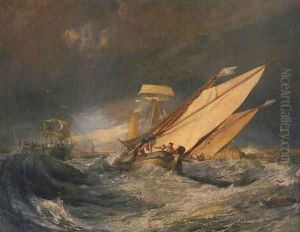 Fishing Boats Entering Cal 1803 by Joseph Mallord William Turner
