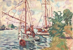 Ouistreham by Louis Valtat