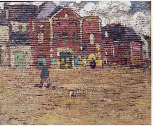 Bernoy, La Place De L'abbatiale 1894 - view 1