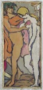 Couple Huile Sur Panneau Couple Huile Sur Panneau