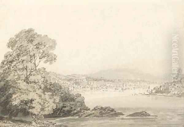 An estuary, possibly Darmouth - view 1