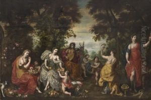 Allegorie Des Cinq Sens by Hendrik van Balen