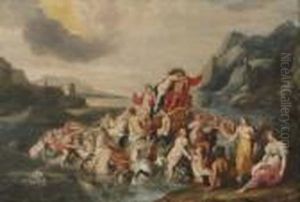 Le Triomphe De Neptune Et D'amphitrite by Hendrik van Balen