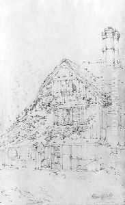 House in Hartfield, near East Grinstead by Joseph Mallord William Turner