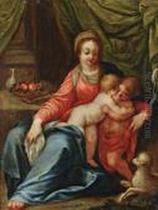 La Vierge A L'enfant Et Saint Jean-baptiste La Vierge A L'enfant Et Saint Jean-baptiste
