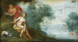 Diana Bathing by Hendrik van Balen