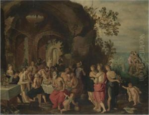 The Marriage Of Neptune And Amphitrite by Hendrik van Balen
