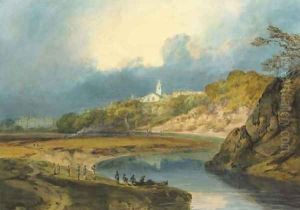 View of Bridgnorth, on the River Severn, Shropshire by Joseph Mallord William Turner