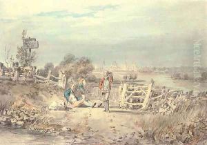 Distant view of Oxford by Joseph Mallord William Turner