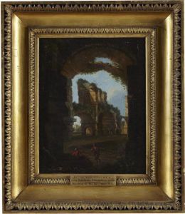 Figures By Ruins by Jan Frans Van Bloemen (Orizzonte)