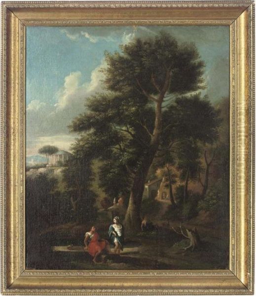 Figures In A Classical Landscape - view 1