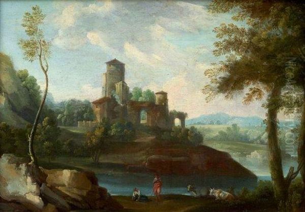 Paysage De Lac En Italie - view 1