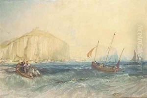 Fishing boats off Hastings