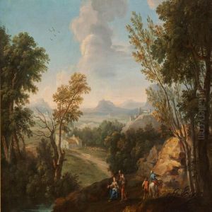 A Pair Of Pastoral Landscapes With Figures