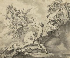 God The Father Banishes Death And The Devil by Jan Frans Van Bloemen (Orizzonte)