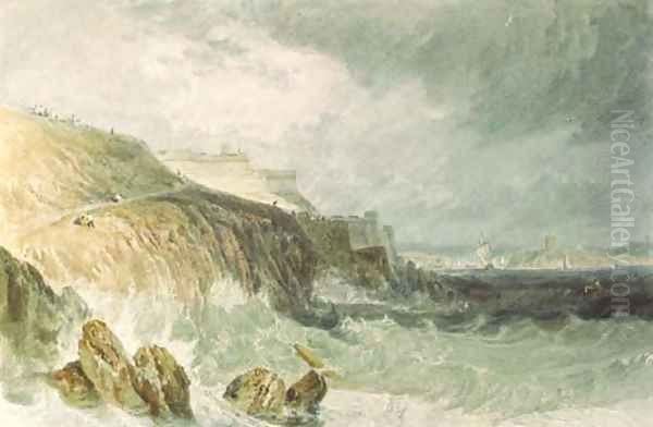 Plymouth Citadel, a gale - view 1